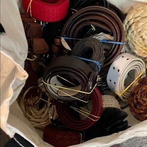 Women’s Assorted Leather Belt Collection